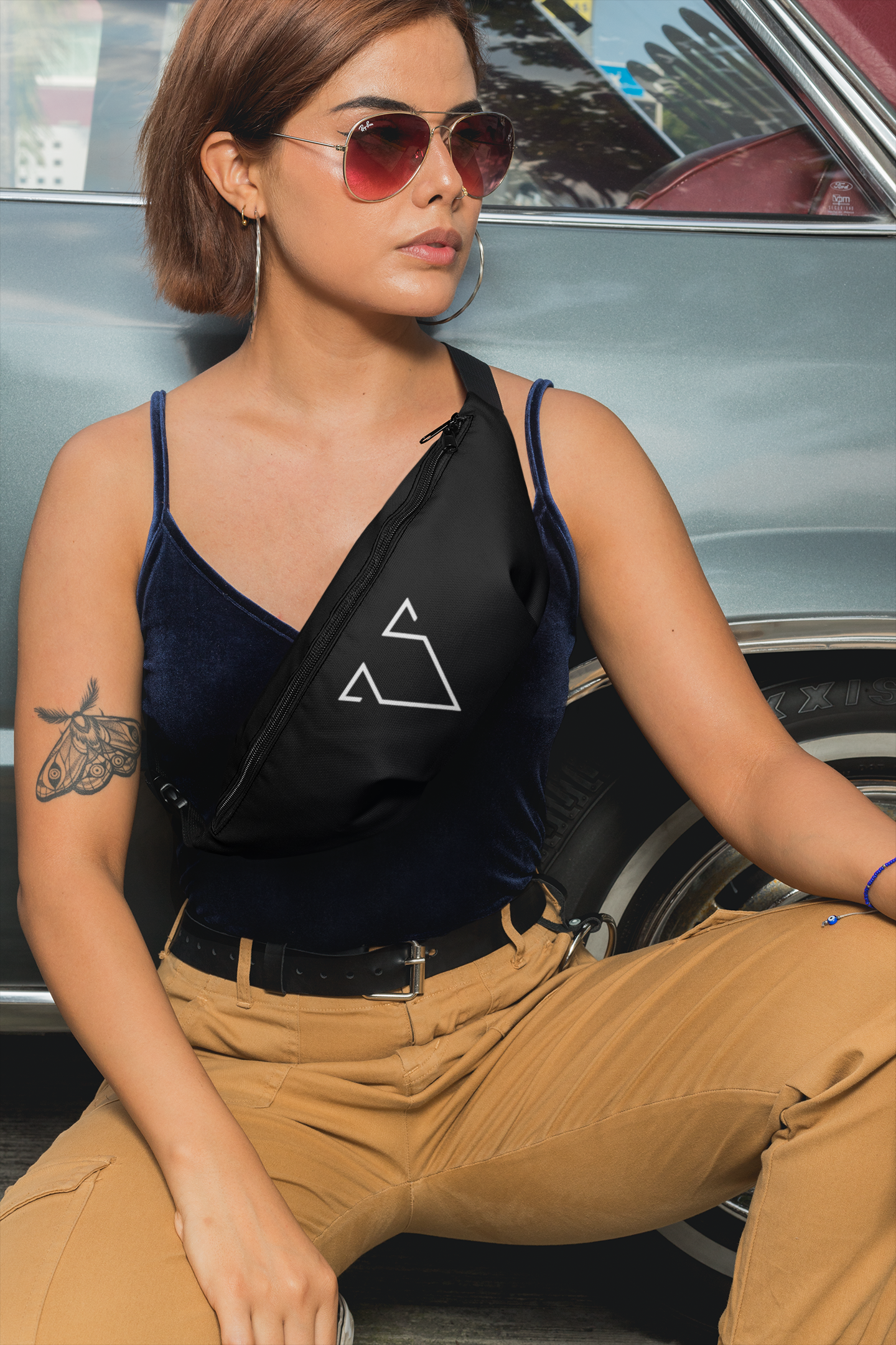 Classic White Vacuum Logo Fanny Pack #1