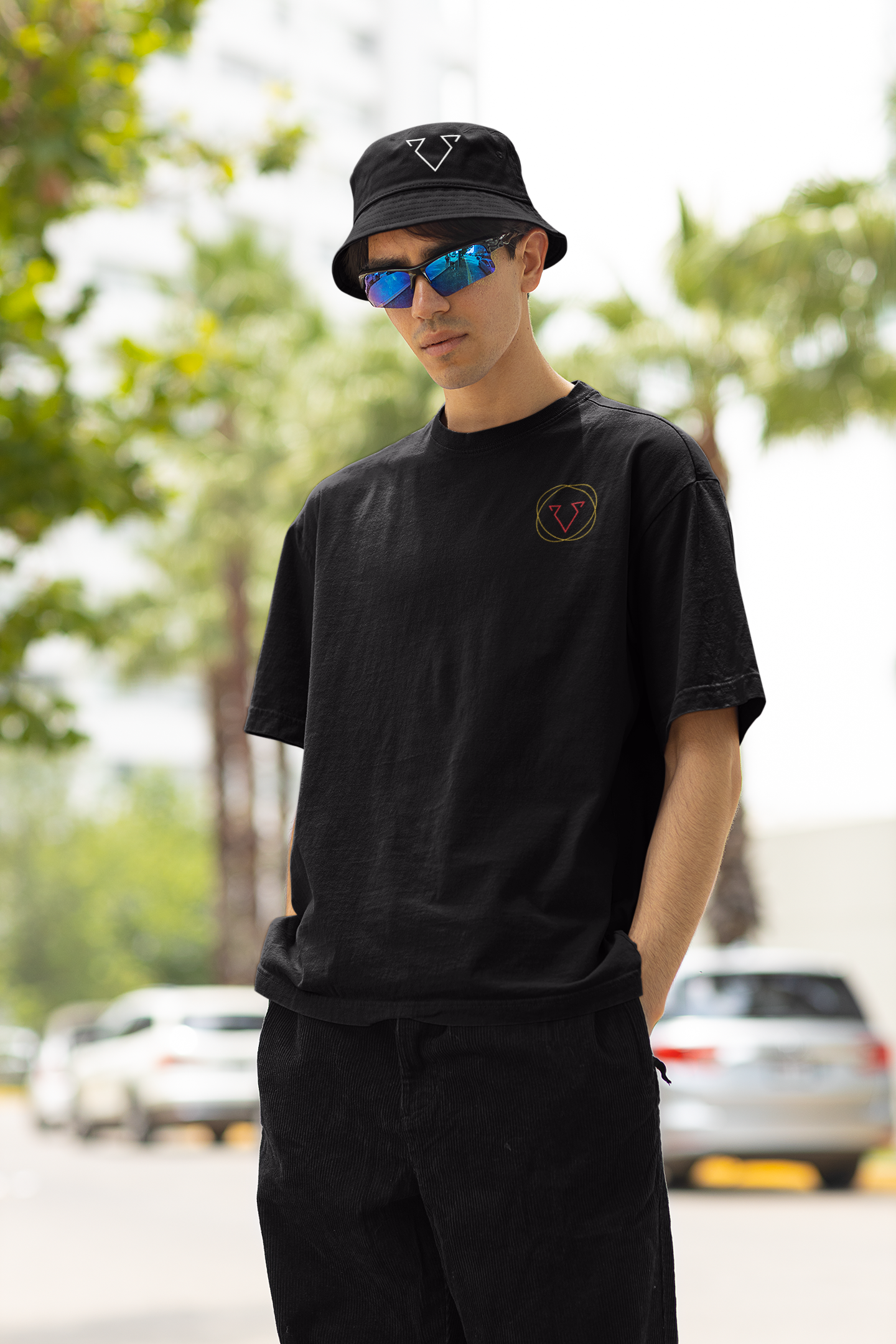 Classic White Vacuum Logo Bucket Hat #1