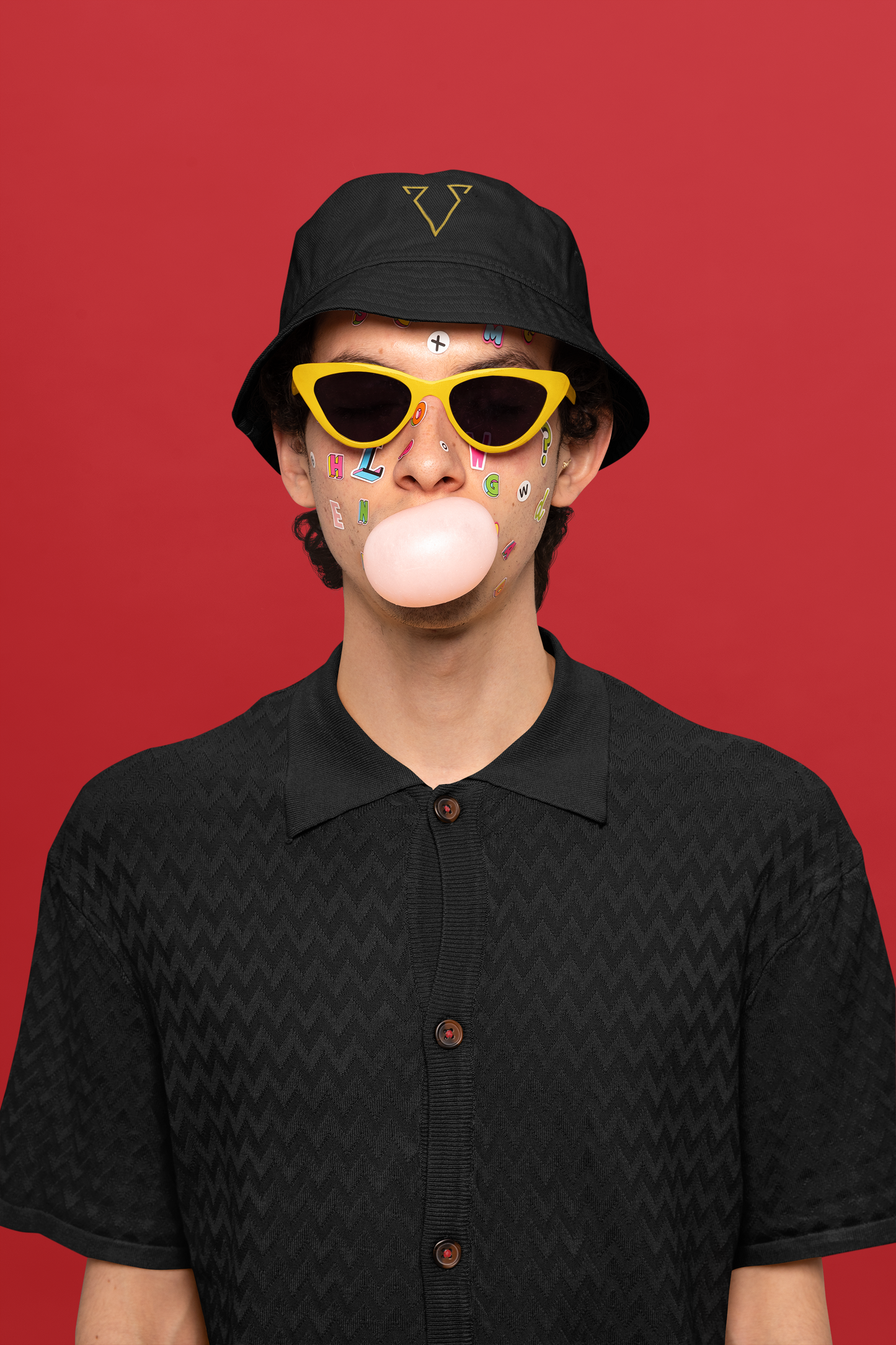 Classic Vacuum Yellow Logo Bucket Hat #1