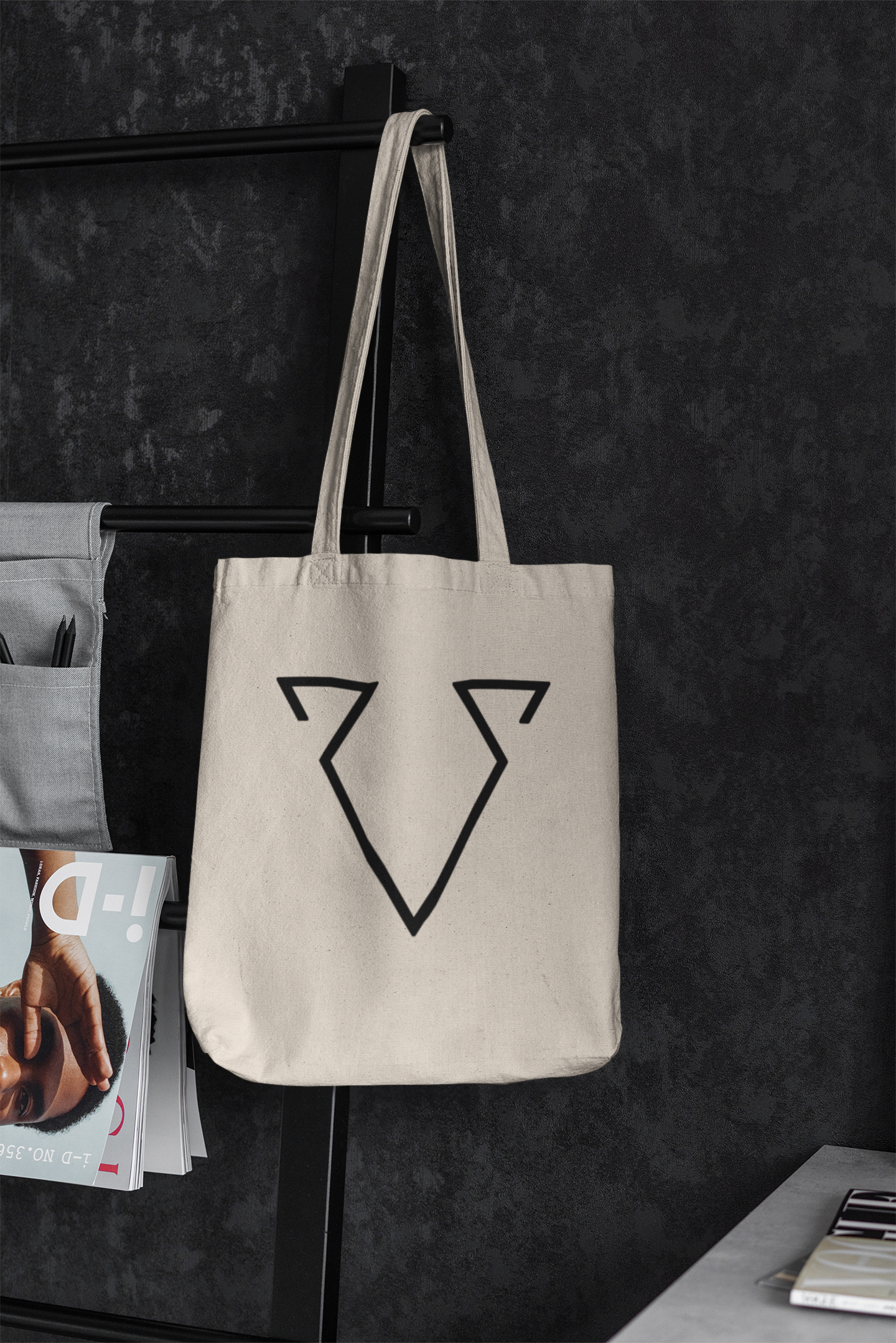 Classic Black Vacuum Logo Tote Bag