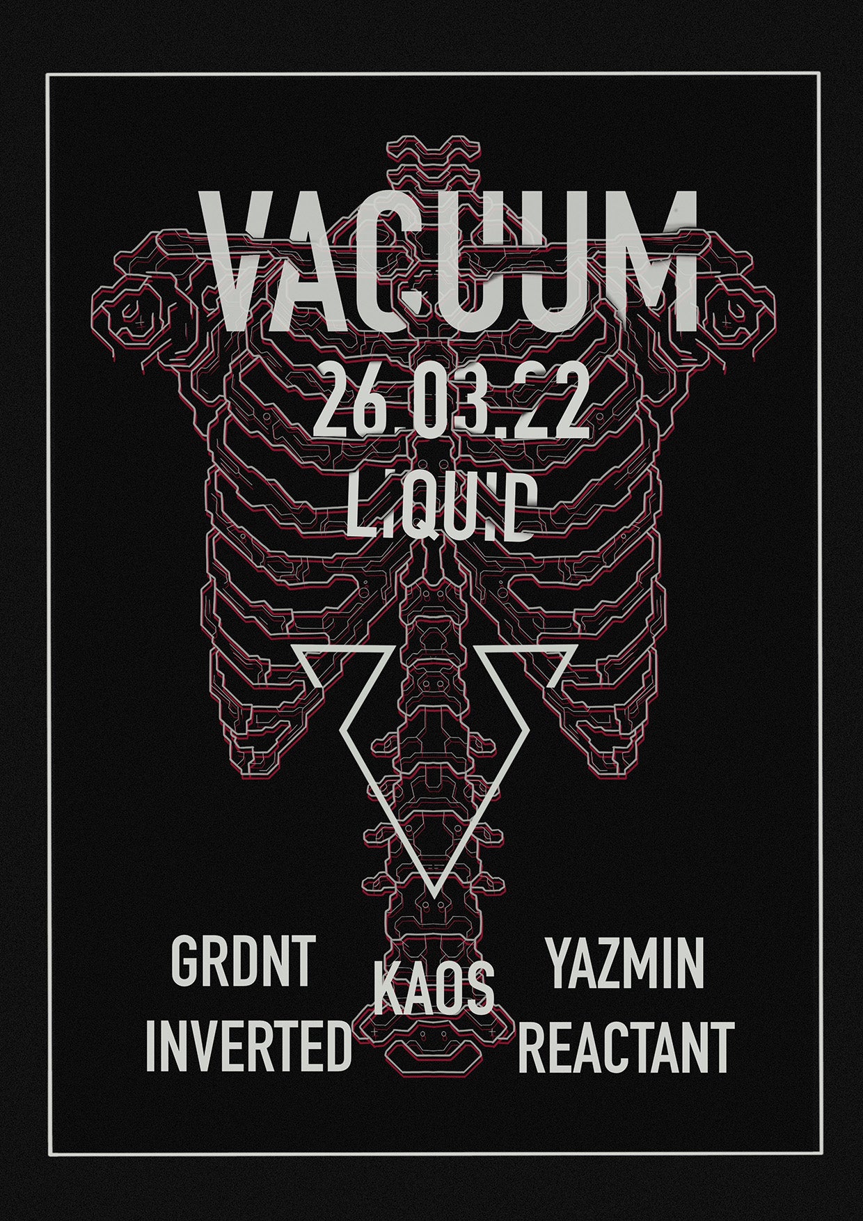 Vacuum Locals 26.03.22 Poster