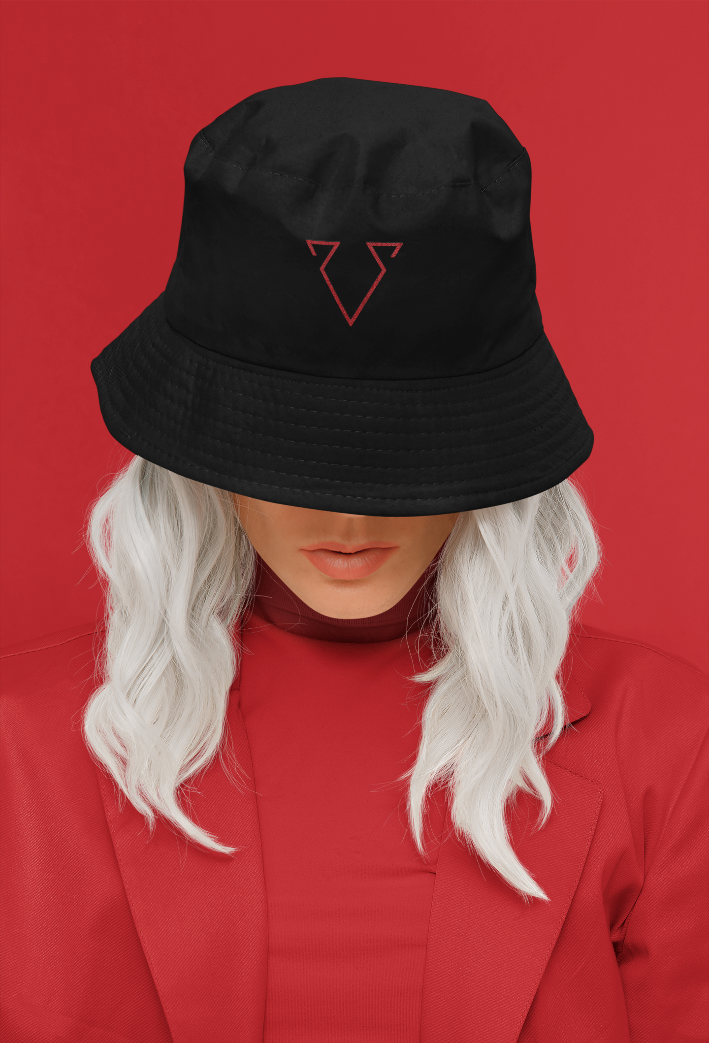 Classic Vacuum Red Logo Bucket Hat #1