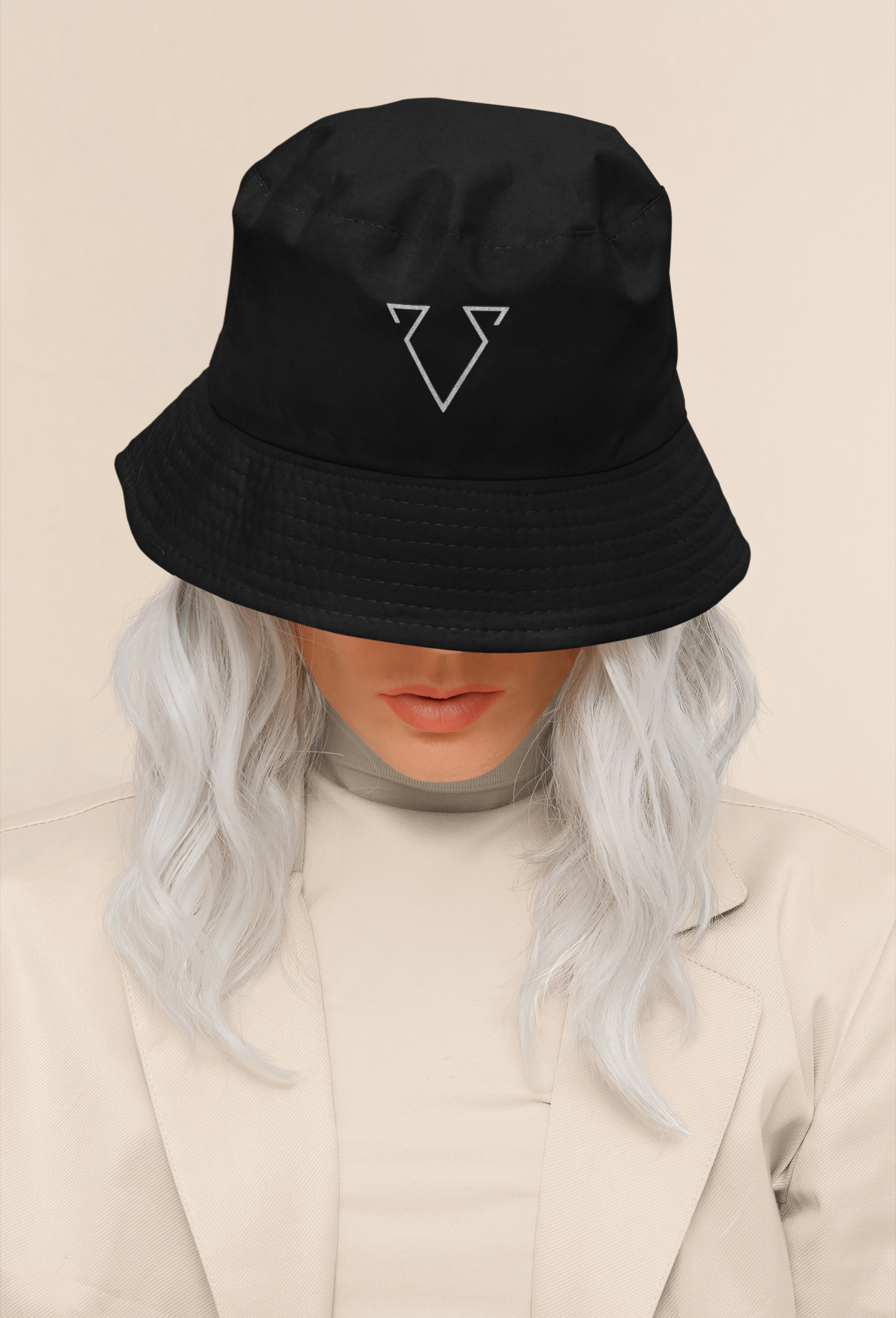 Classic White Vacuum Logo Bucket Hat #2