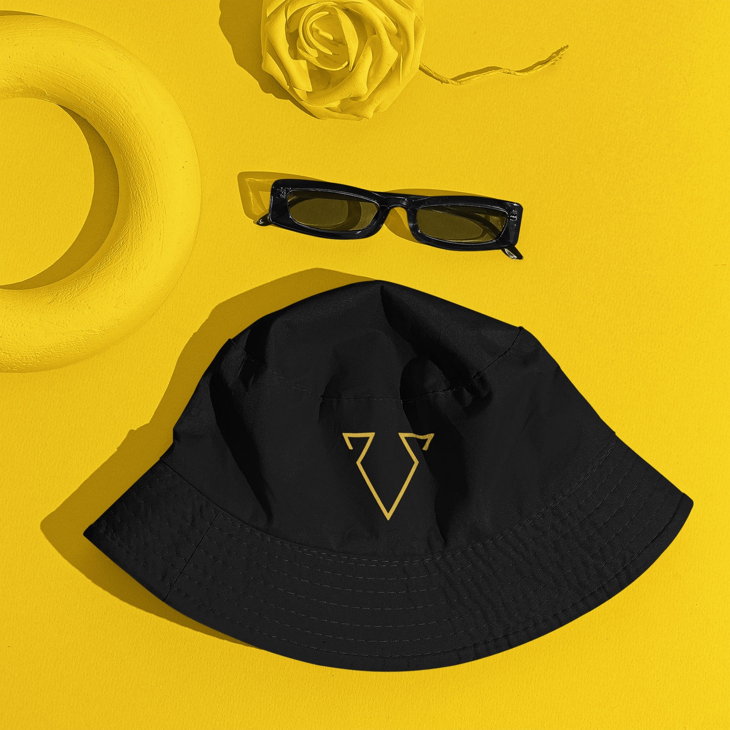 Classic Vacuum Yellow Logo Bucket Hat #3
